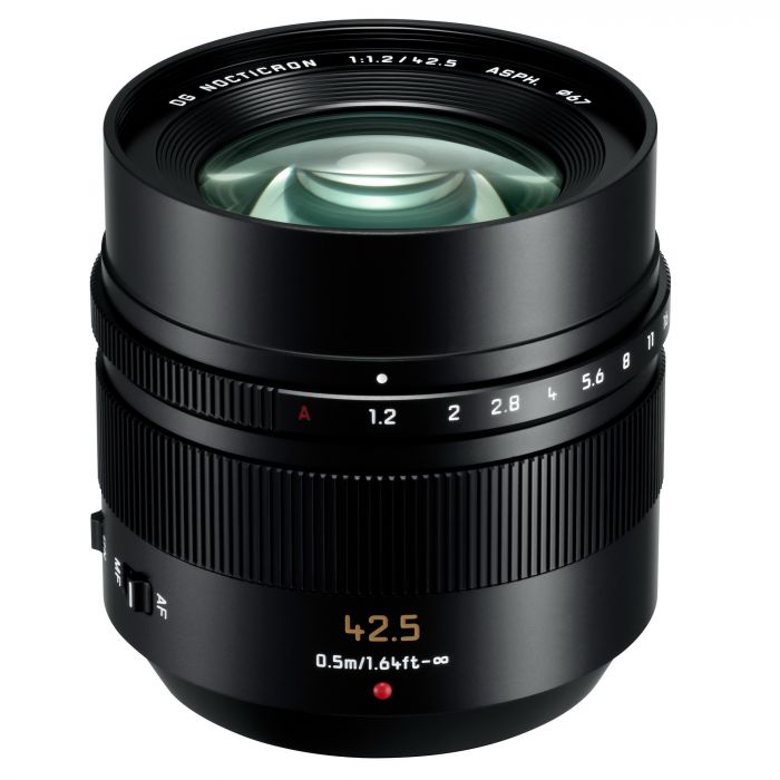 Panasonic 42.5mm G1.2 Leica DG Nocticron