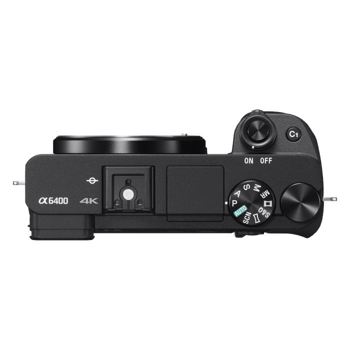 Sony A6400 ILCE6400B Top