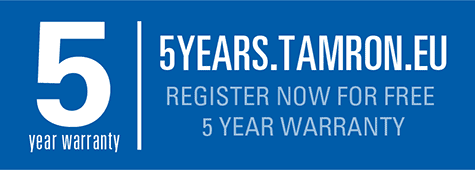 Tamron 5 Year Warranty