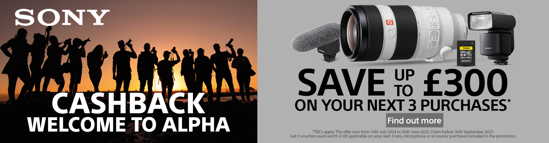 Sony Welcome To Alpha 2024 - Banner