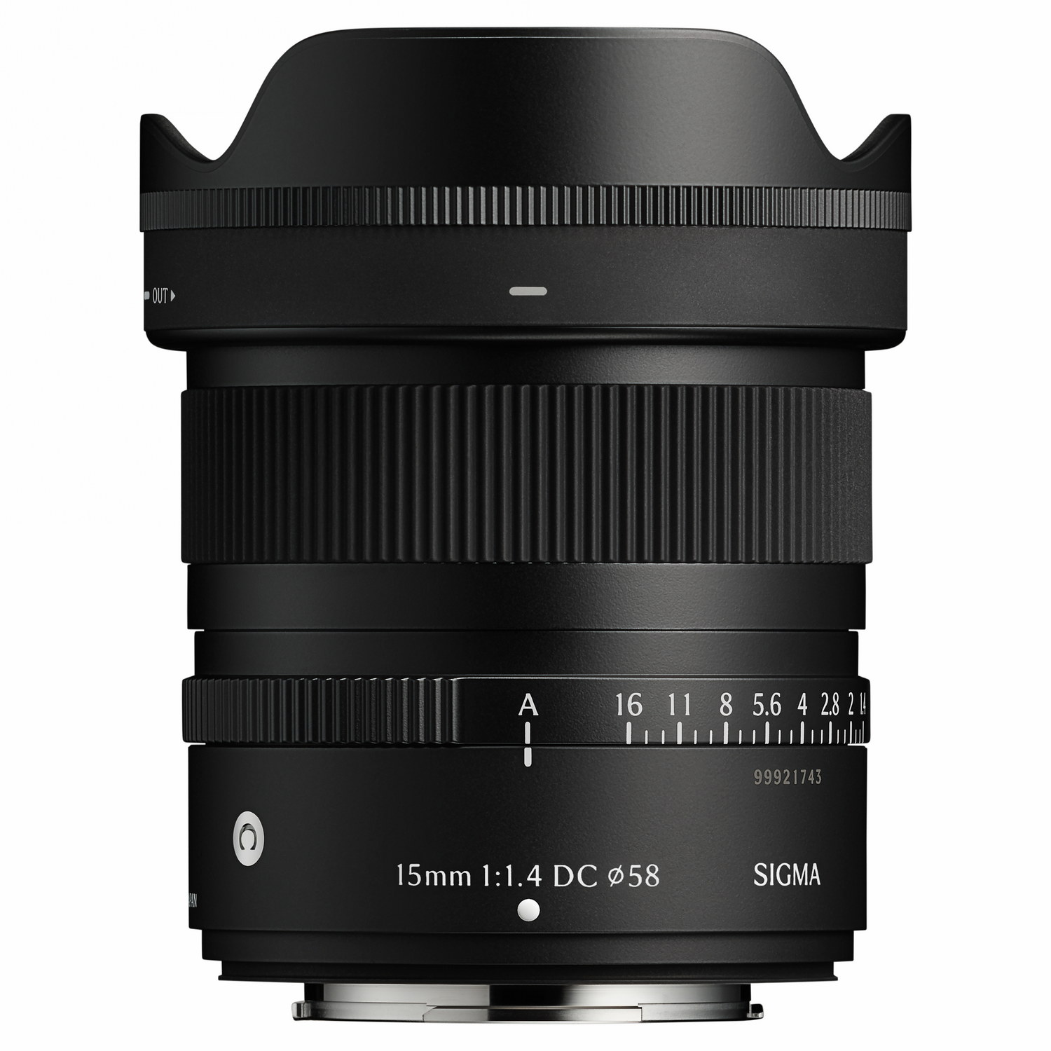 Sigma 15mm F1.4 DC C 406 XF