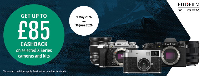 Fujifilm X-Series Cashback Summer 2026